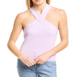 525 America Cross Halter Tank in Wisteria, M